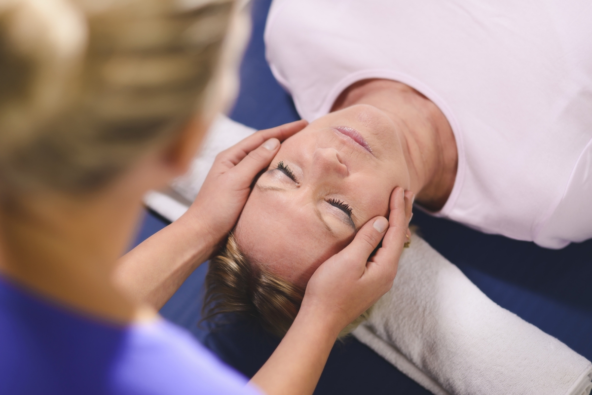 Therapist with Concussion Patient